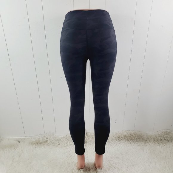 Vuori Women's Black Drawstring Camouflage Daily Compression Leggings Size M - Picture 3 of 6